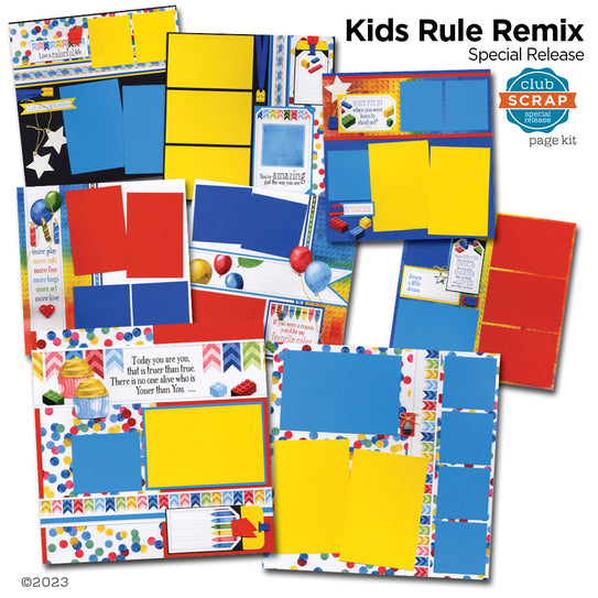 Kids Rule Remix Page Kit