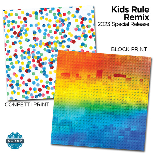 Kids Rule Remix 12x12 Prints