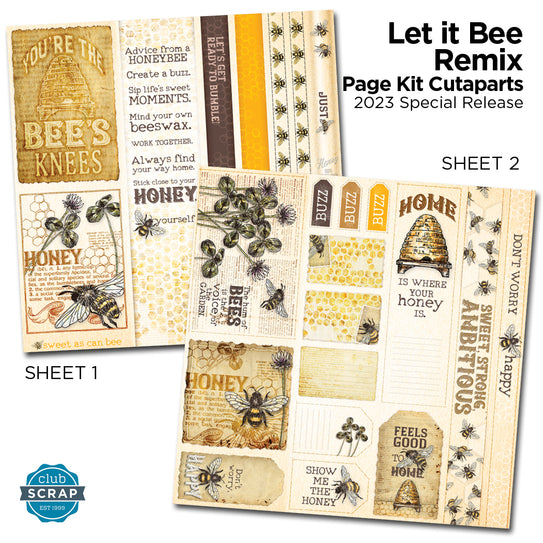 Let It Bee Remix Page Cutaparts