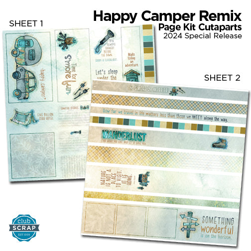 Happy Camper Remix Page Cutaparts