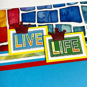 Colorful Life Page Cutaparts