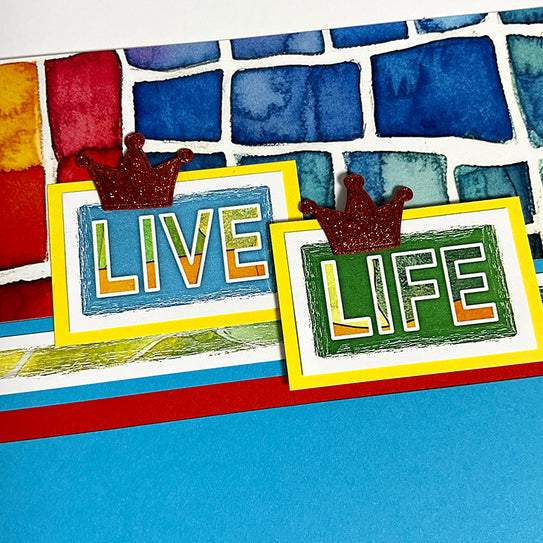 Colorful Life Page Cutaparts