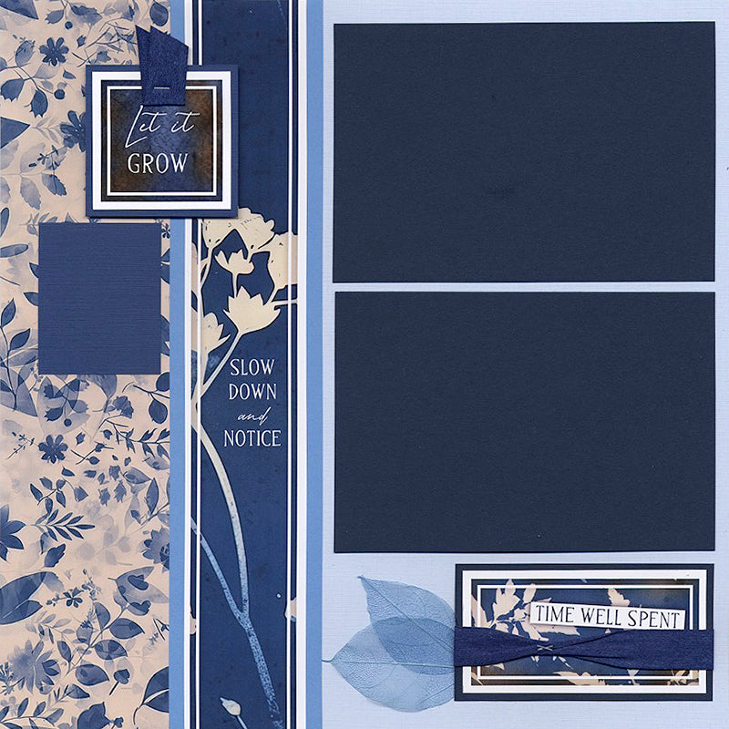 Blue Botanicals Page Kit