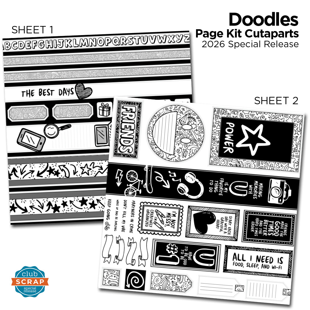 Doodles Page Cutaparts