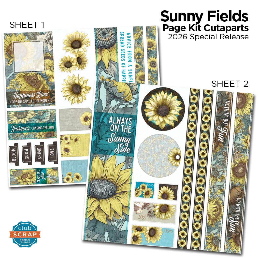 Sunny Fields Page Cutaparts