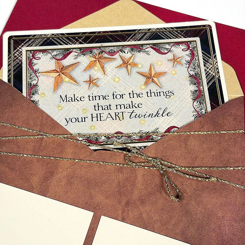 Timeless Christmas Large Vintage Envelopes