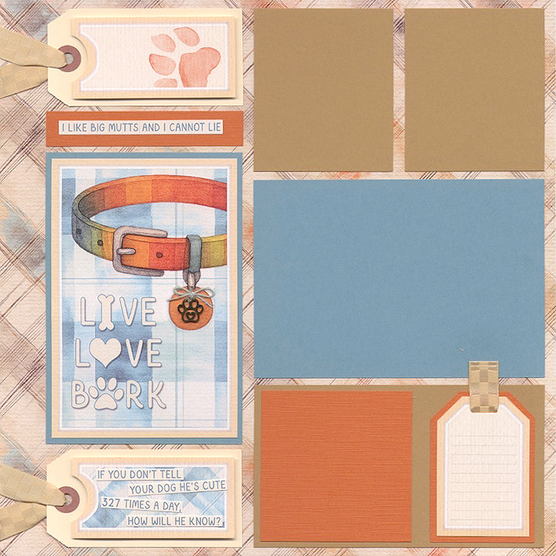 Wags and Whiskers - Dog Page Kit