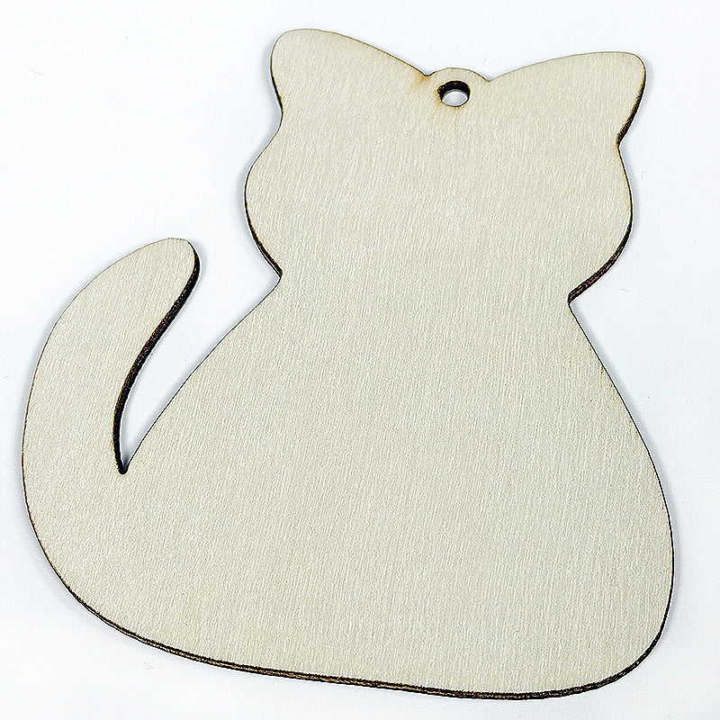 Wags and Whiskers Cat Woodcut