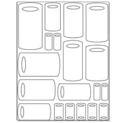 Wanderer Barrel Tags Die Cut