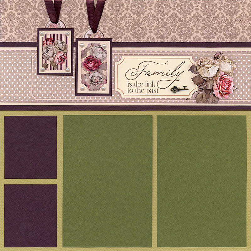 Hope Chest 12x12 Damask Print