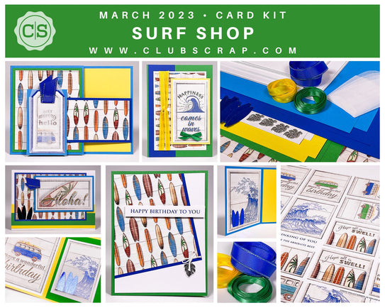 Surf Shop Card Kit