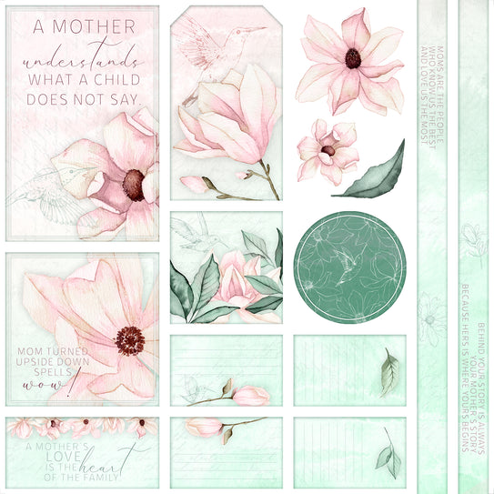 Magnolia Mother's Day Page Cutaparts