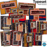 Typeset Card Kit