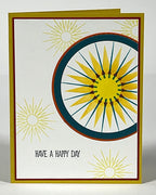 Hot Summer Sun Overlay Stencil