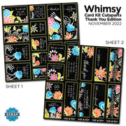 Whimsy Thank You Cutaparts