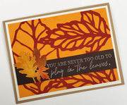 Falling Leaves Collage Cut File