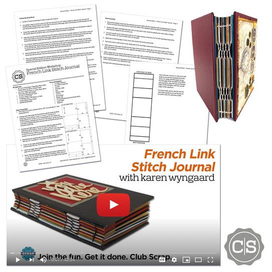 French Link Stitch Journal Online Class